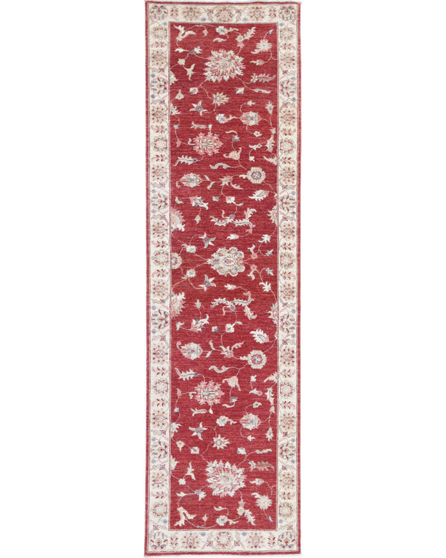 Ziegler 2' 8" X 9' 9" Hand Knotted Wool Rug 2' 8" X 9' 9" (81 X 297) / Red / Wool