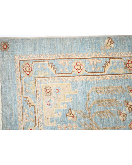 Ziegler 2' 8" X 8' 2" Hand Knotted Wool Rug 2' 8" X 8' 2" (81 X 249) / Blue / Wool