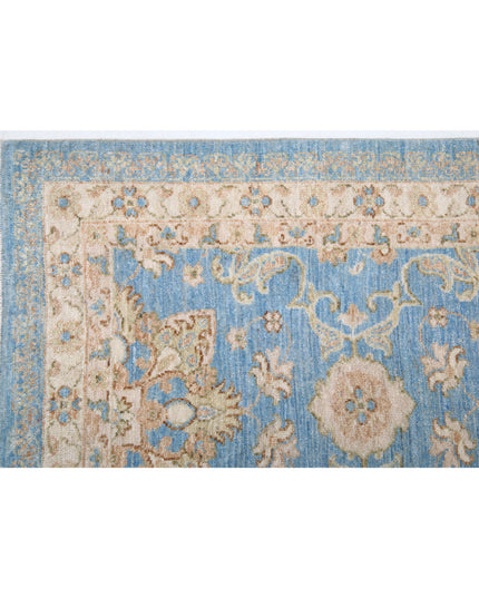 Ziegler 2' 9" X 8' 0" Hand Knotted Wool Rug 2' 9" X 8' 0" (84 X 244) / Blue / Wool