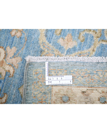 Ziegler 2' 9" X 8' 0" Hand Knotted Wool Rug 2' 9" X 8' 0" (84 X 244) / Blue / Wool