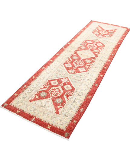 Ziegler 2' 9" X 8' 4" Hand Knotted Wool Rug 2' 9" X 8' 4" (84 X 254) / Red / Wool
