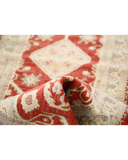 Ziegler 2' 9" X 8' 4" Hand Knotted Wool Rug 2' 9" X 8' 4" (84 X 254) / Red / Wool