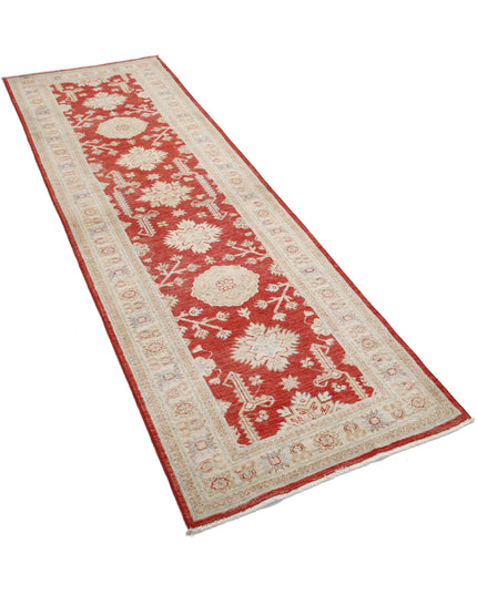 Ziegler 2' 6" X 7' 7" Hand Knotted Wool Rug 2' 6" X 7' 7" (76 X 231) / Red / Wool