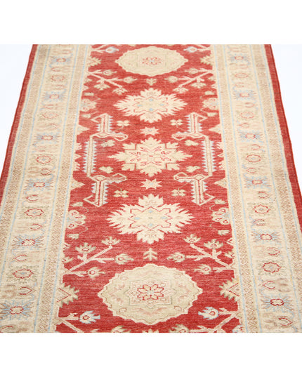 Ziegler 2' 6" X 7' 7" Hand Knotted Wool Rug 2' 6" X 7' 7" (76 X 231) / Red / Wool