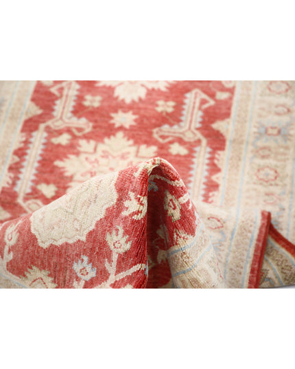Ziegler 2' 6" X 7' 7" Hand Knotted Wool Rug 2' 6" X 7' 7" (76 X 231) / Red / Wool