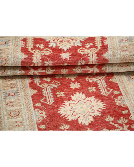 Ziegler 2' 6" X 7' 7" Hand Knotted Wool Rug 2' 6" X 7' 7" (76 X 231) / Red / Wool
