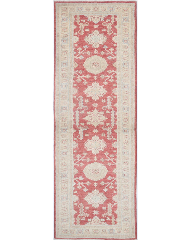 Ziegler 2' 6" X 7' 7" Hand Knotted Wool Rug 2' 6" X 7' 7" (76 X 231) / Red / Wool