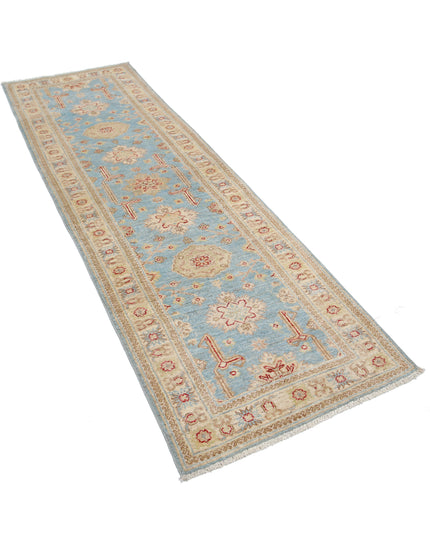 Ziegler 2' 7" X 7' 11" Hand Knotted Wool Rug 2' 7" X 7' 11" (79 X 241) / Blue / Wool
