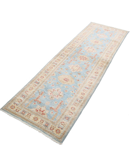 Ziegler 2' 7" X 7' 11" Hand Knotted Wool Rug 2' 7" X 7' 11" (79 X 241) / Blue / Wool