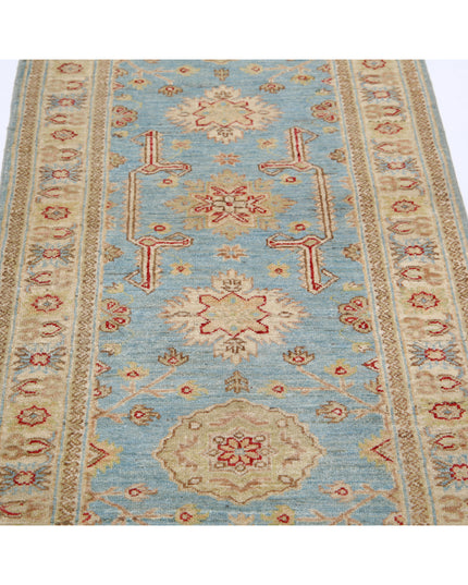 Ziegler 2' 7" X 7' 11" Hand Knotted Wool Rug 2' 7" X 7' 11" (79 X 241) / Blue / Wool