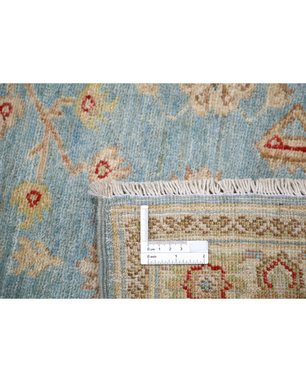 Ziegler 2' 7" X 7' 11" Hand Knotted Wool Rug 2' 7" X 7' 11" (79 X 241) / Blue / Wool