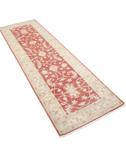 Ziegler 2' 6" X 7' 11" Hand Knotted Wool Rug 2' 6" X 7' 11" (76 X 241) / Red / Wool