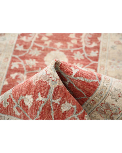 Ziegler 2' 6" X 7' 11" Hand Knotted Wool Rug 2' 6" X 7' 11" (76 X 241) / Red / Wool