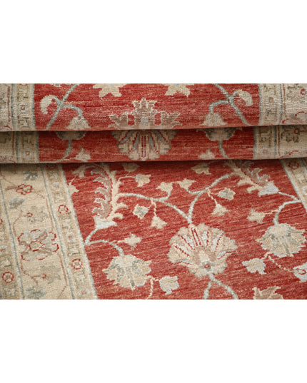 Ziegler 2' 6" X 7' 11" Hand Knotted Wool Rug 2' 6" X 7' 11" (76 X 241) / Red / Wool