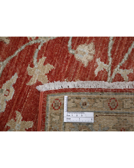 Ziegler 2' 6" X 7' 11" Hand Knotted Wool Rug 2' 6" X 7' 11" (76 X 241) / Red / Wool