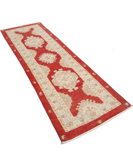 Ziegler 2' 8" X 7' 9" Hand Knotted Wool Rug 2' 8" X 7' 9" (81 X 236) / Red / Wool