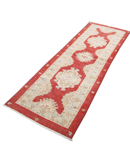 Ziegler 2' 8" X 7' 9" Hand Knotted Wool Rug 2' 8" X 7' 9" (81 X 236) / Red / Wool