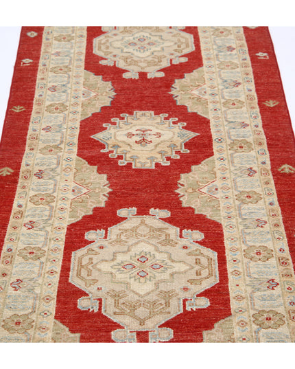 Ziegler 2' 8" X 7' 9" Hand Knotted Wool Rug 2' 8" X 7' 9" (81 X 236) / Red / Wool