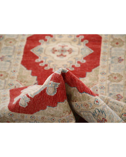 Ziegler 2' 8" X 7' 9" Hand Knotted Wool Rug 2' 8" X 7' 9" (81 X 236) / Red / Wool