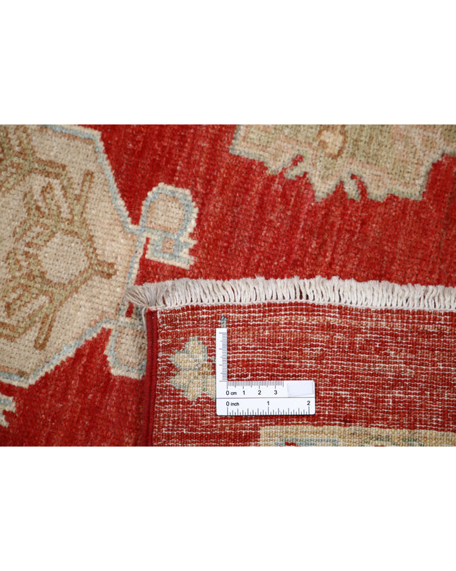 Ziegler 2' 8" X 7' 9" Hand Knotted Wool Rug 2' 8" X 7' 9" (81 X 236) / Red / Wool