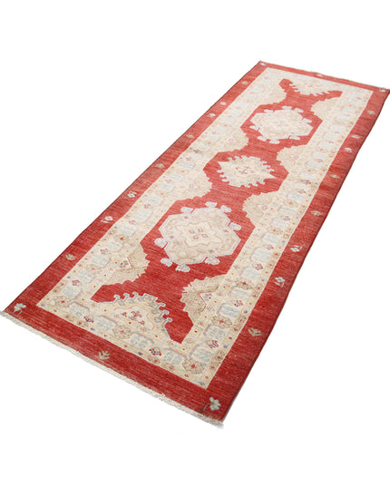 Ziegler 2' 10" X 10' 7" Hand Knotted Wool Rug 2' 10" X 10' 7" (86 X 322) / Red / Wool