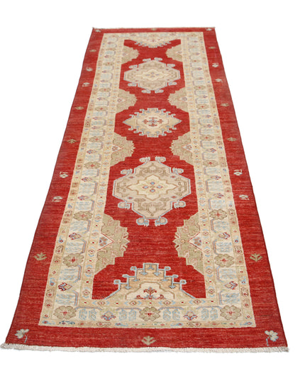 Ziegler 2' 10" X 10' 7" Hand Knotted Wool Rug 2' 10" X 10' 7" (86 X 322) / Red / Wool