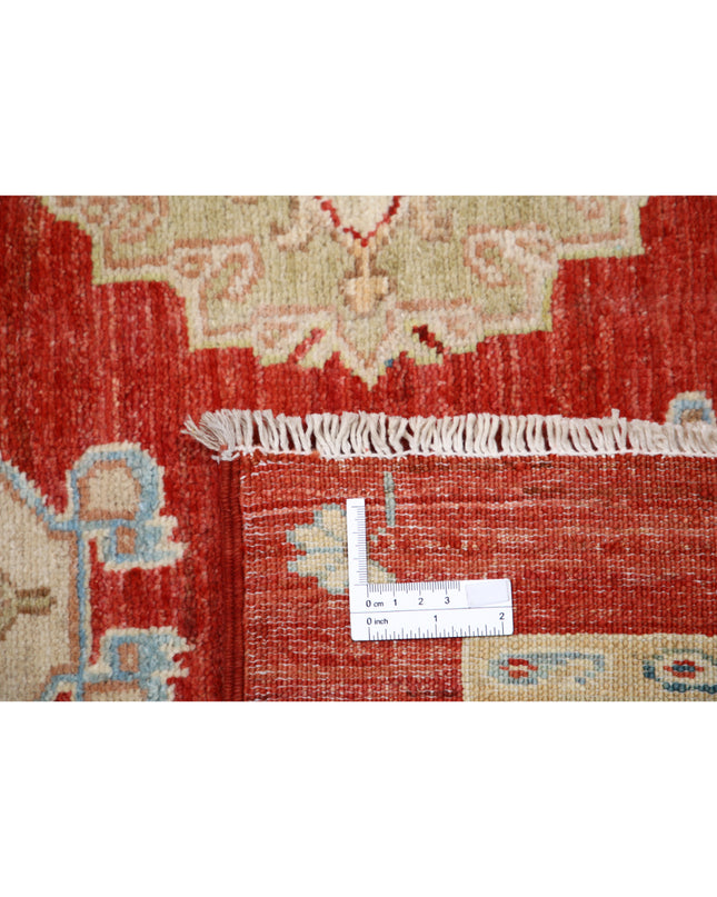 Ziegler 2' 10" X 10' 7" Hand Knotted Wool Rug 2' 10" X 10' 7" (86 X 322) / Red / Wool