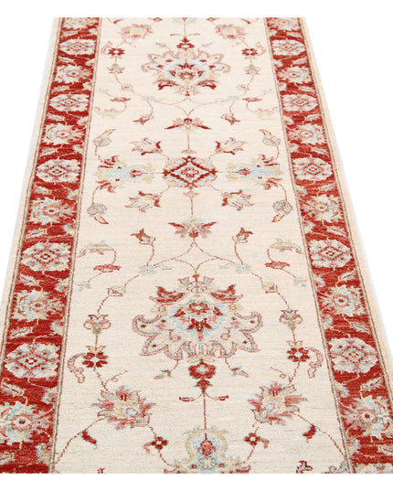 Ziegler 2' 5" X 7' 10" Hand Knotted Wool Rug 2' 5" X 7' 10" (74 X 239) / Red / Wool