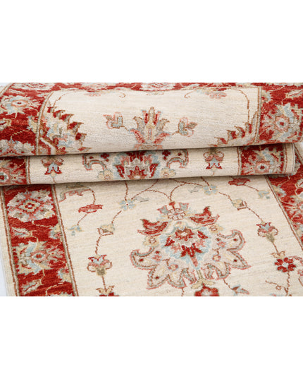 Ziegler 2' 5" X 7' 10" Hand Knotted Wool Rug 2' 5" X 7' 10" (74 X 239) / Red / Wool