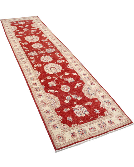 Ziegler 2' 9" X 10' 1" Hand Knotted Wool Rug 2' 9" X 10' 1" (84 X 307) / Red / Wool