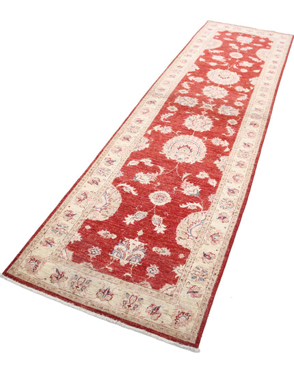 Ziegler 2' 9" X 10' 1" Hand Knotted Wool Rug 2' 9" X 10' 1" (84 X 307) / Red / Wool