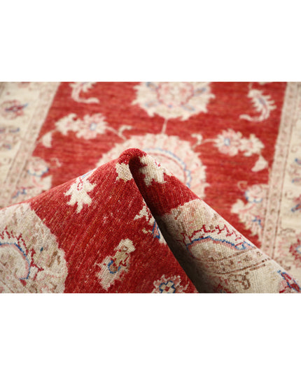 Ziegler 2' 9" X 10' 1" Hand Knotted Wool Rug 2' 9" X 10' 1" (84 X 307) / Red / Wool