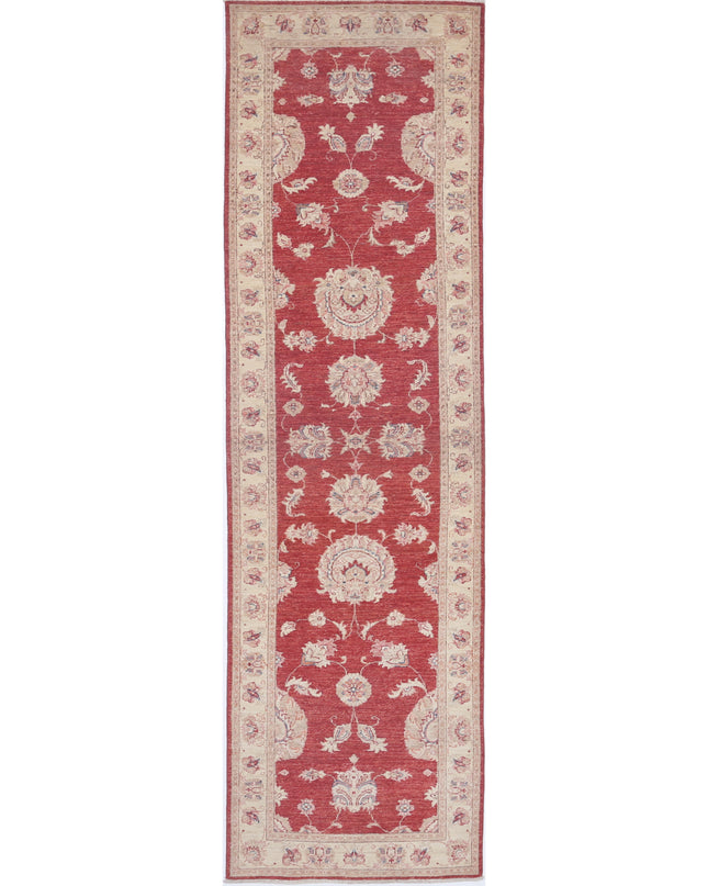 Ziegler 2' 9" X 10' 1" Hand Knotted Wool Rug 2' 9" X 10' 1" (84 X 307) / Red / Wool