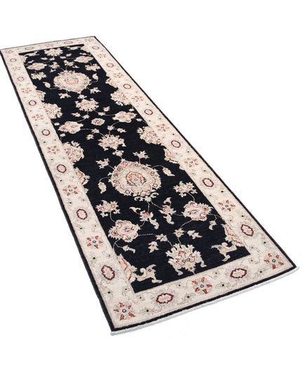 Ziegler 2' 7" X 8' 3" Hand Knotted Wool Rug 2' 7" X 8' 3" (79 X 251) / Black / Wool