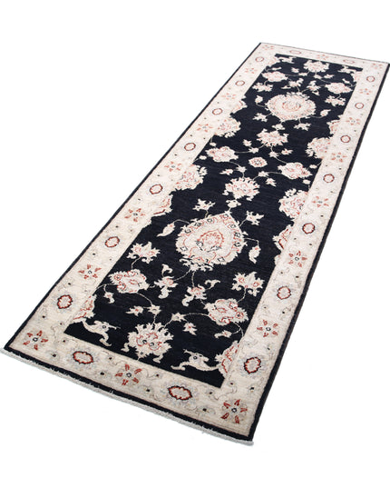 Ziegler 2' 7" X 8' 3" Hand Knotted Wool Rug 2' 7" X 8' 3" (79 X 251) / Black / Wool
