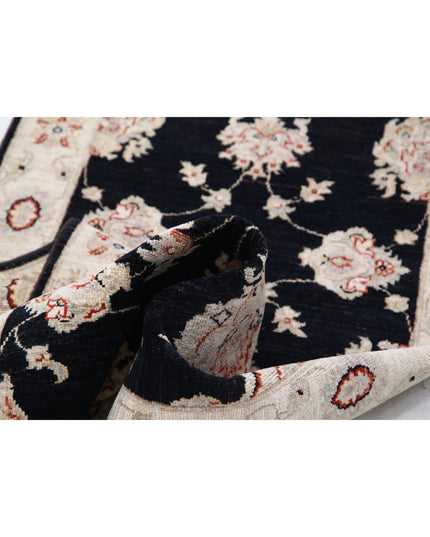 Ziegler 2' 7" X 8' 3" Hand Knotted Wool Rug 2' 7" X 8' 3" (79 X 251) / Black / Wool