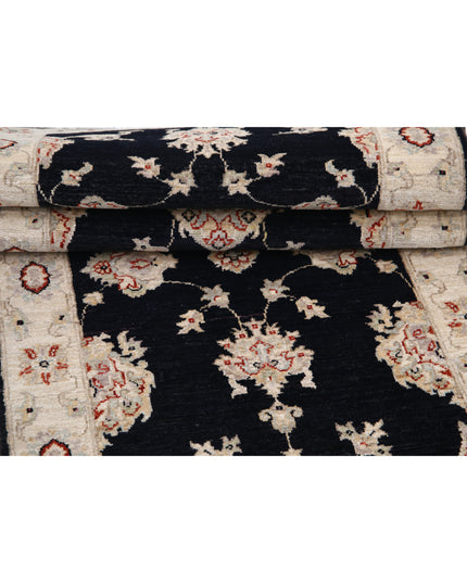 Ziegler 2' 7" X 8' 3" Hand Knotted Wool Rug 2' 7" X 8' 3" (79 X 251) / Black / Wool