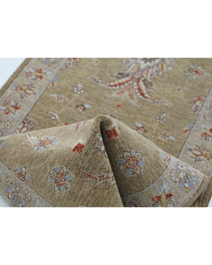 Ziegler 2' 6" X 8' 0" Hand Knotted Wool Rug 2' 6" X 8' 0" (76 X 244) / Green / Wool