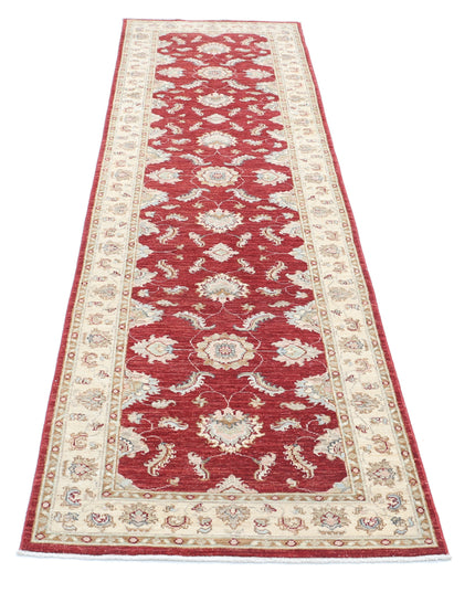 Ziegler 2' 7" X 9' 8" Hand Knotted Wool Rug 2' 7" X 9' 8" (79 X 295) / Red / Wool