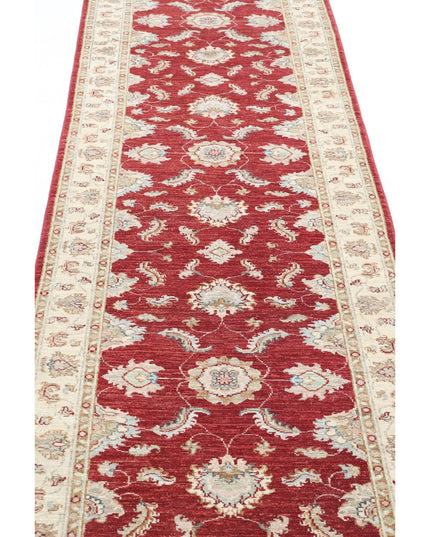 Ziegler 2' 7" X 9' 8" Hand Knotted Wool Rug 2' 7" X 9' 8" (79 X 295) / Red / Wool