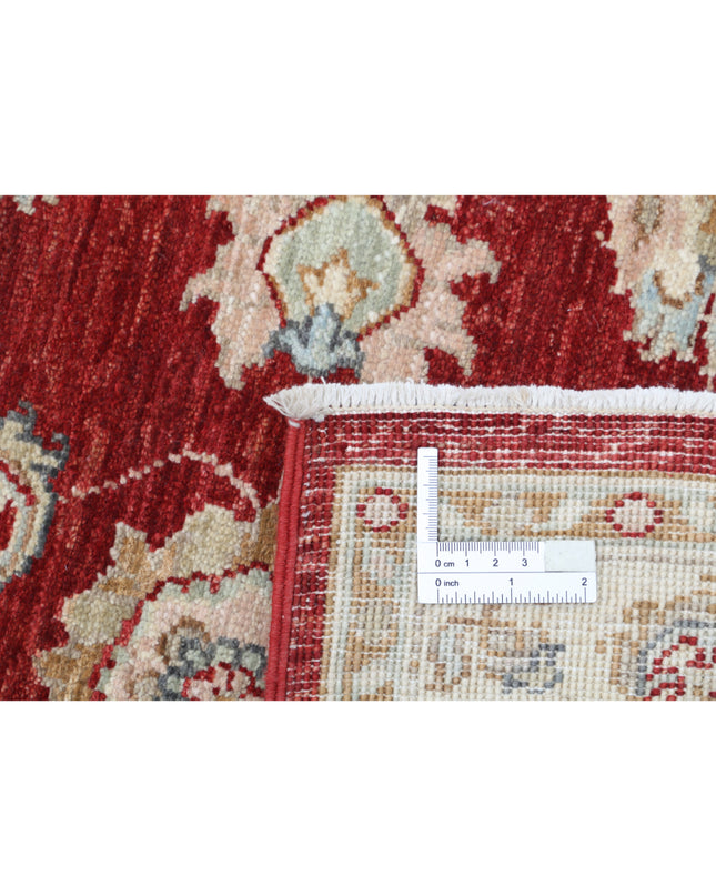 Ziegler 2' 7" X 9' 8" Hand Knotted Wool Rug 2' 7" X 9' 8" (79 X 295) / Red / Wool