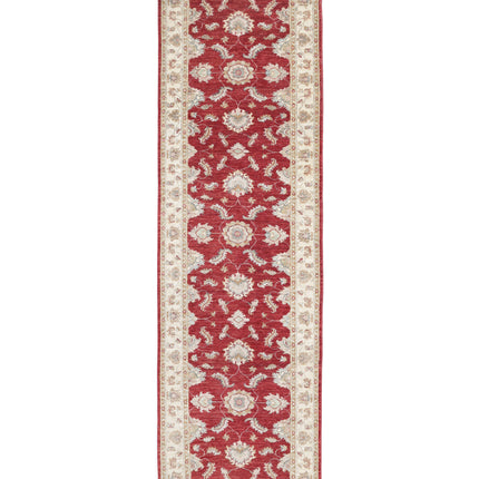 Ziegler 2' 7" X 9' 8" Hand Knotted Wool Rug 2' 7" X 9' 8" (79 X 295) / Red / Wool