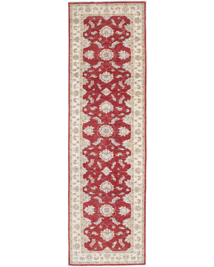 Ziegler 2' 7" X 9' 8" Hand Knotted Wool Rug 2' 7" X 9' 8" (79 X 295) / Red / Wool