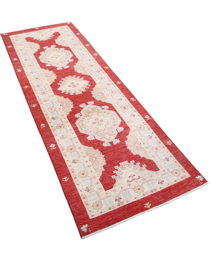 Ziegler 2' 7" X 7' 7" Hand Knotted Wool Rug 2' 7" X 7' 7" (79 X 231) / Red / Wool