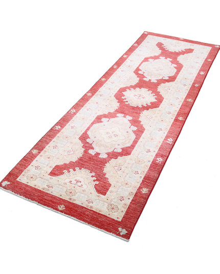 Ziegler 2' 7" X 7' 7" Hand Knotted Wool Rug 2' 7" X 7' 7" (79 X 231) / Red / Wool