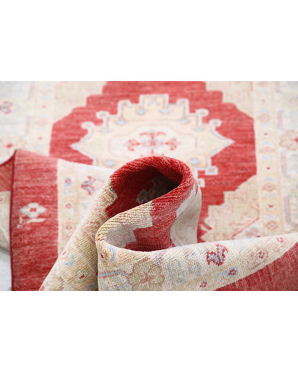 Ziegler 2' 7" X 7' 7" Hand Knotted Wool Rug 2' 7" X 7' 7" (79 X 231) / Red / Wool