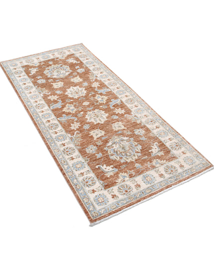 Ziegler 2' 6" X 5' 9" Hand Knotted Wool Rug 2' 6" X 5' 9" (76 X 175) / Brown / Wool