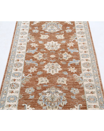 Ziegler 2' 6" X 5' 9" Hand Knotted Wool Rug 2' 6" X 5' 9" (76 X 175) / Brown / Wool