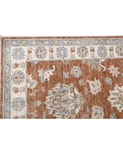 Ziegler 2' 6" X 5' 9" Hand Knotted Wool Rug 2' 6" X 5' 9" (76 X 175) / Brown / Wool