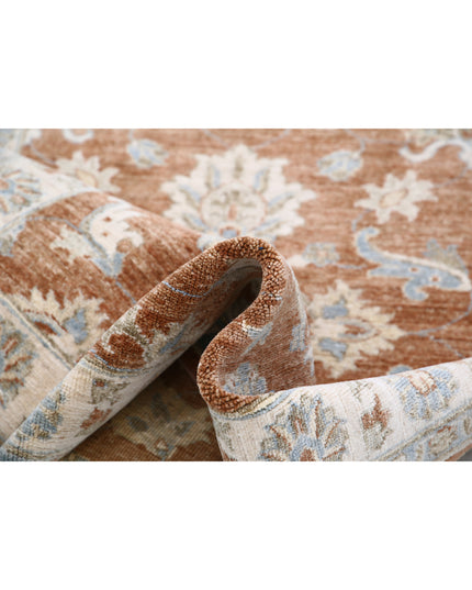 Ziegler 2' 6" X 5' 9" Hand Knotted Wool Rug 2' 6" X 5' 9" (76 X 175) / Brown / Wool